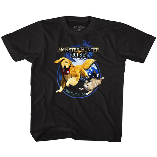 Monster Hunter Pair Of Pals Youth T-shirt Front
