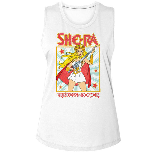 Masters Of The Universe Motu She Ra Square Womens Tank Front