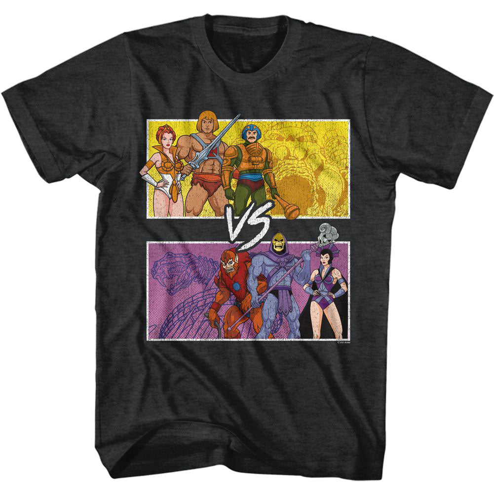 Masters Of The Universe He Man Vs Skeletor T-shirt Front