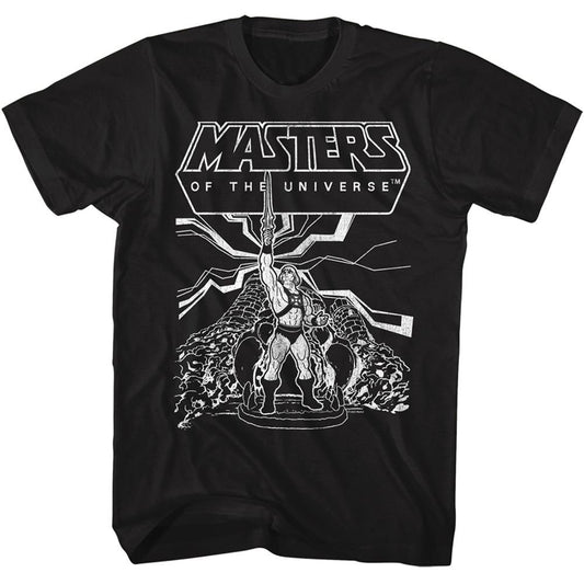 Masters Of The Universe He Man Castle T-shirt Front