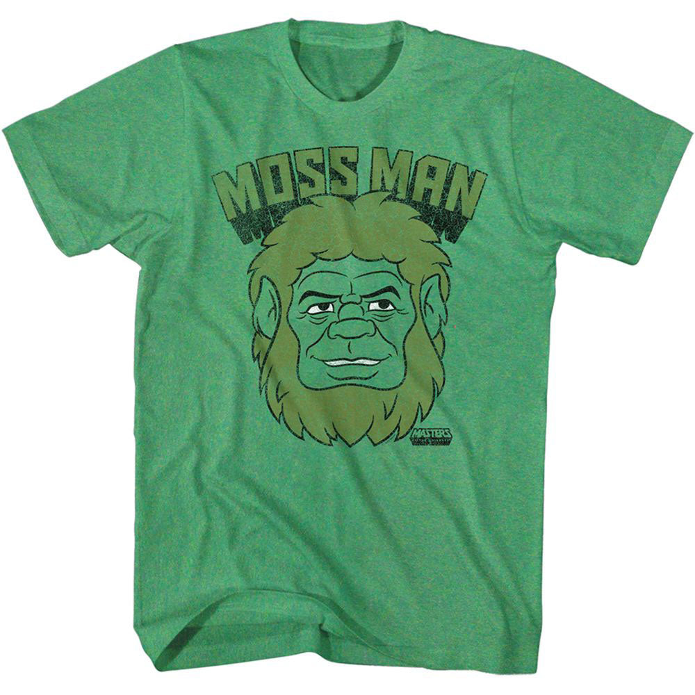 Masters Of The Universe Moss Man Head T-shirt Front
