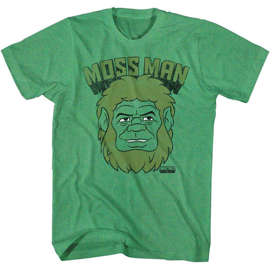 Masters Of The Universe Moss Man Head T-shirt Front