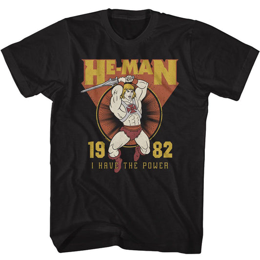 Masters Of The Universe Motu 1982 I Have The Power T-shirt Front