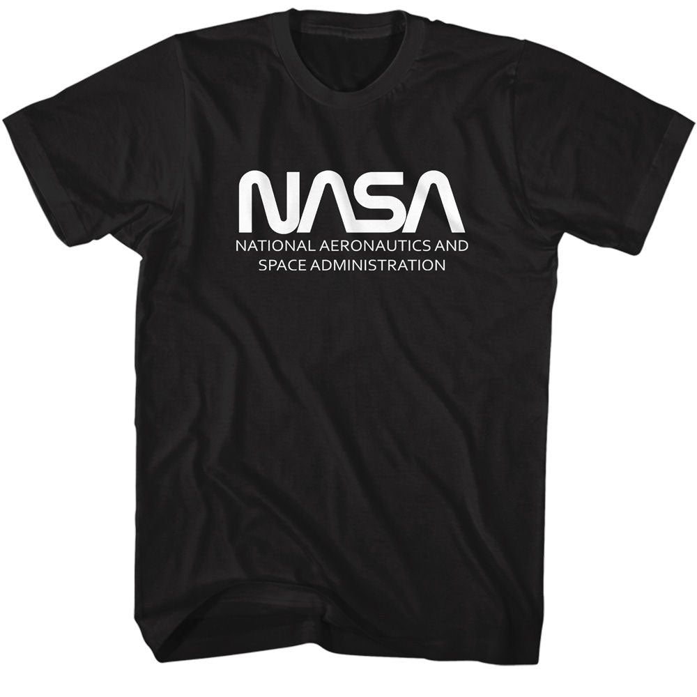 NASA Nasa Simple Worm T-shirt Front
