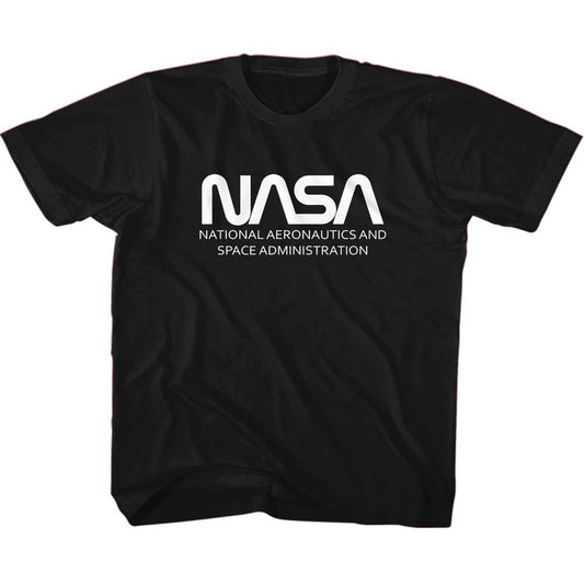 NASA Nasa Simple Worm Youth T-shirt Front