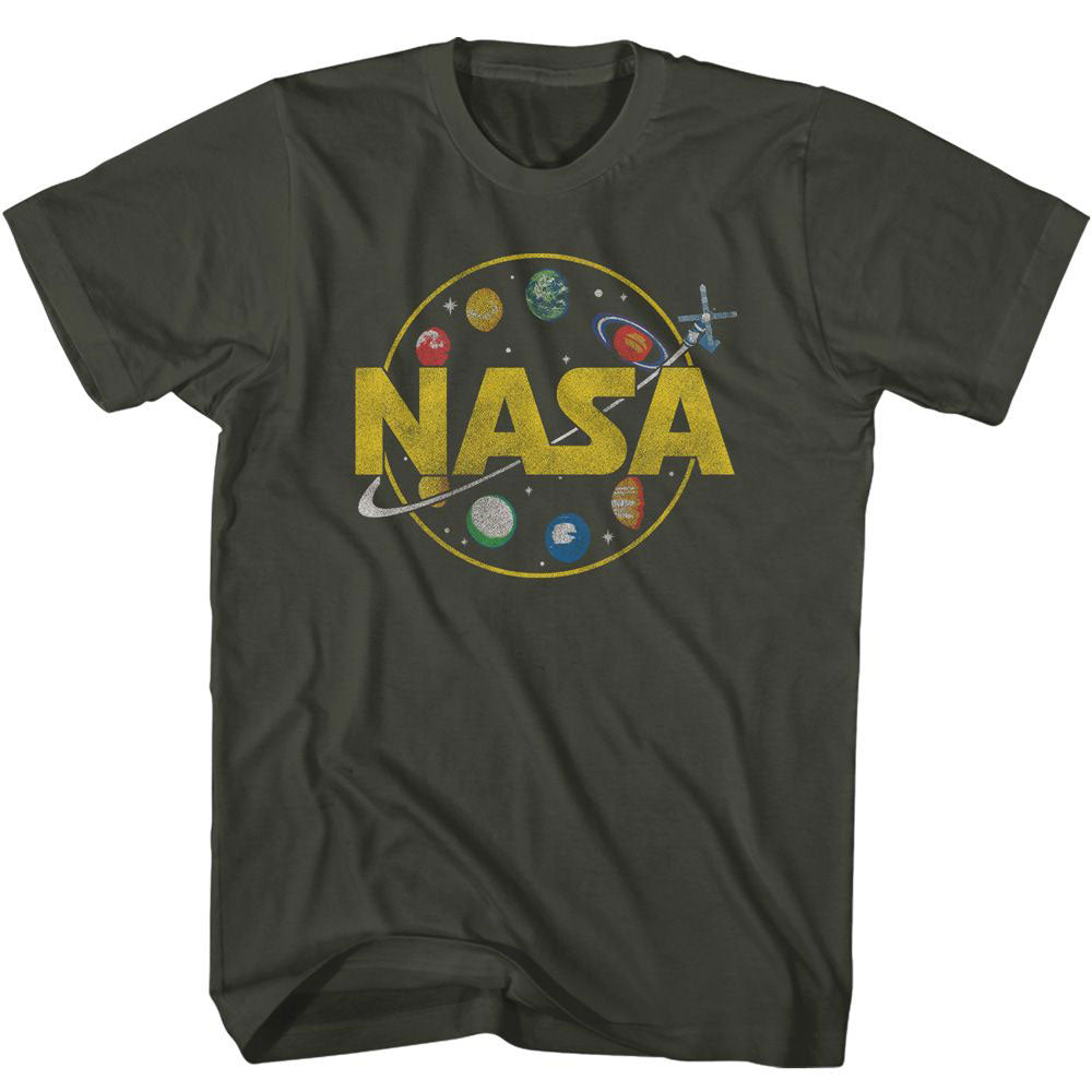 NASA Nasa Plants And Skylab T-shirt Front