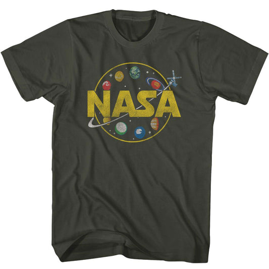 NASA Nasa Plants And Skylab T-shirt Front