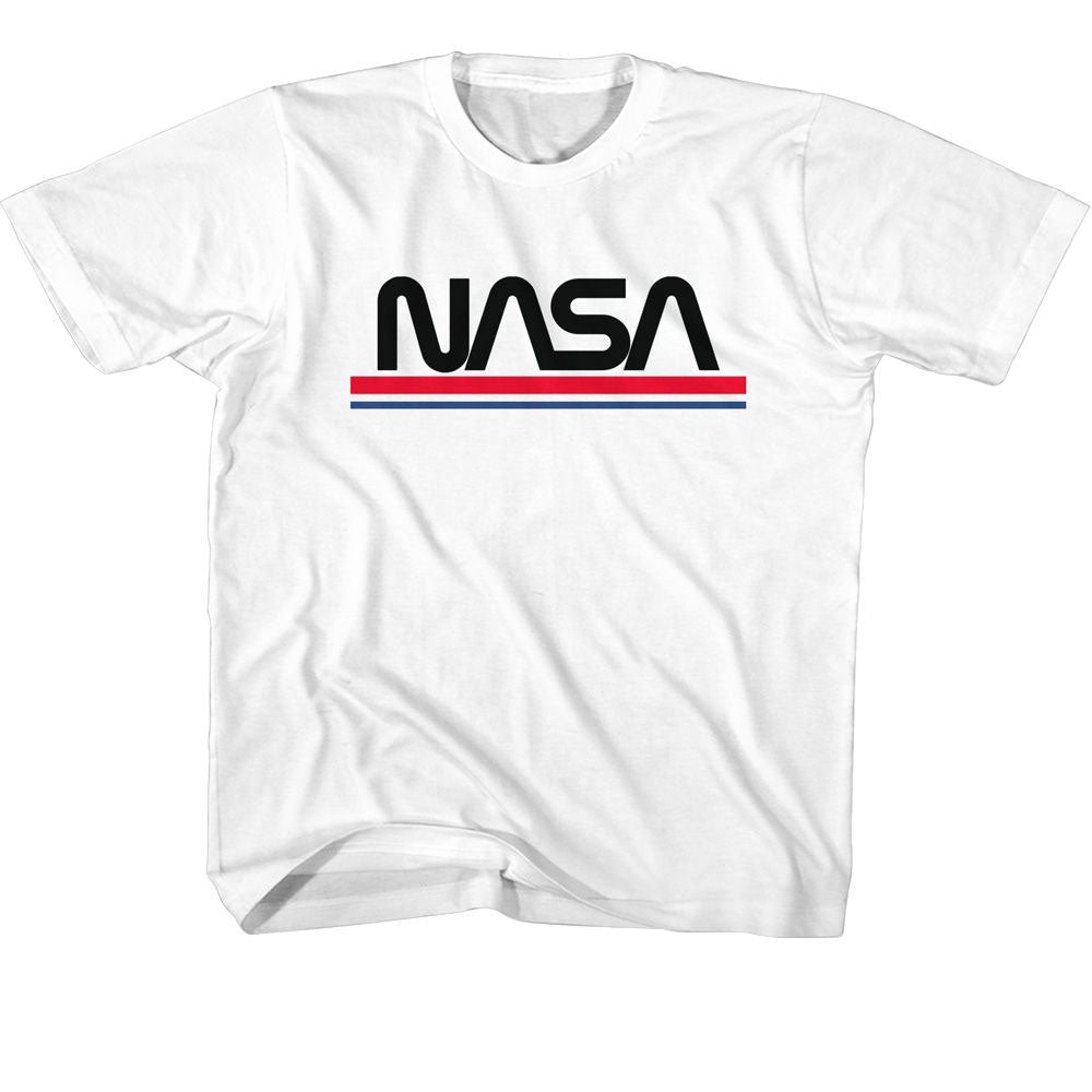NASA Nasa Rwb Worm Youth T-shirt Front