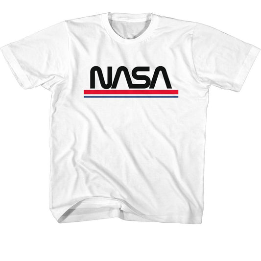 NASA Nasa Rwb Worm Youth T-shirt Front