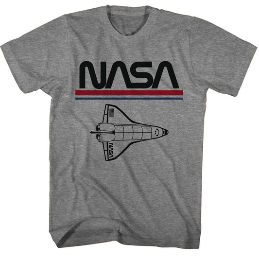 NASA Nasa Worm Logo Shuttle T-shirt Front