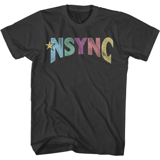 Nsync Multi Color Logo T-shirt Front
