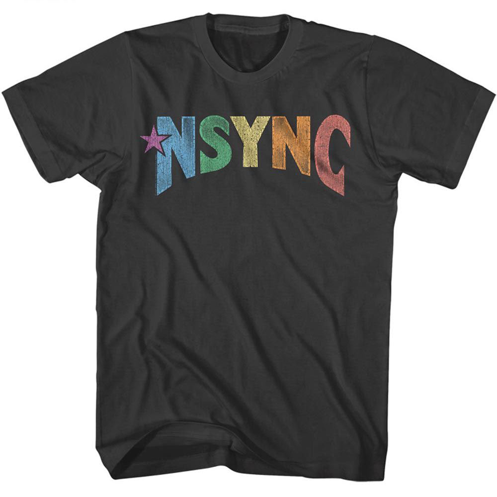 Nsync Multi Color Logo2 T-shirt Front
