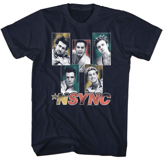 Nsync Sparkly Boxes T-shirt Front
