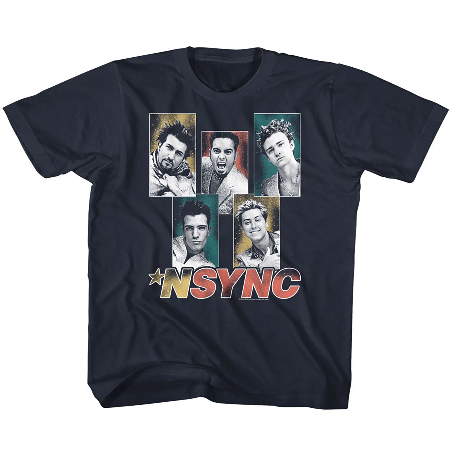 Nsync Sparkly Boxes Kids Childrens T-shirt