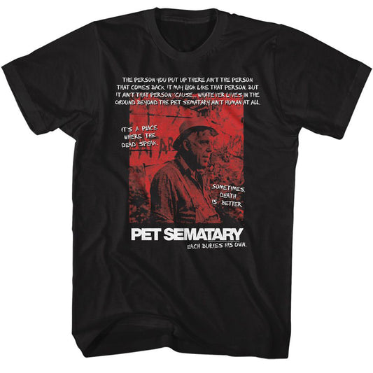 Pet Sematary Jud Quotes T-shirt Front
