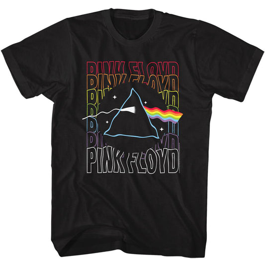 Pink Floyd Wavy Prism T-shirt Front