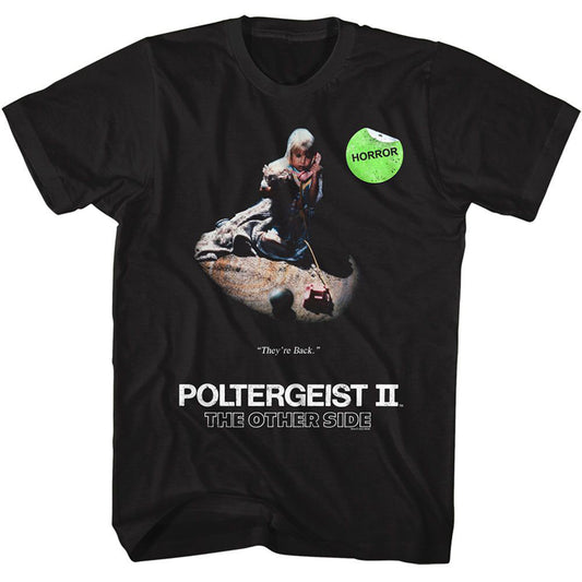 Poltergeist Video Cassette Cover T-shirt Front