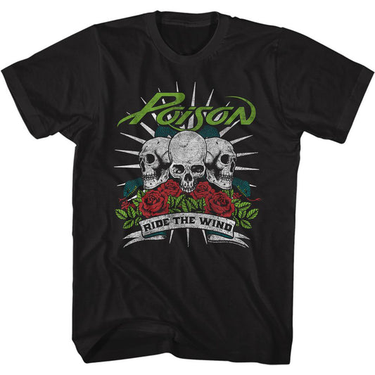 Poison Ride The Wind T-shirt Front