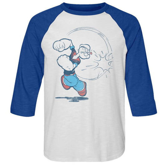 Popeye Vintage Baseball Jersey Front