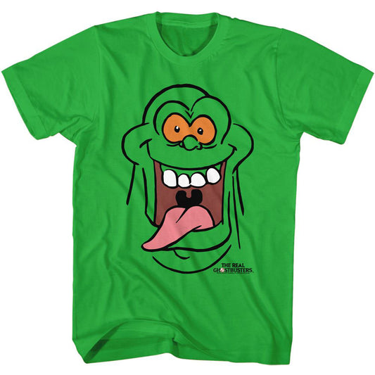 Ghostbusters Rgb Slimer Face T-shirt Front