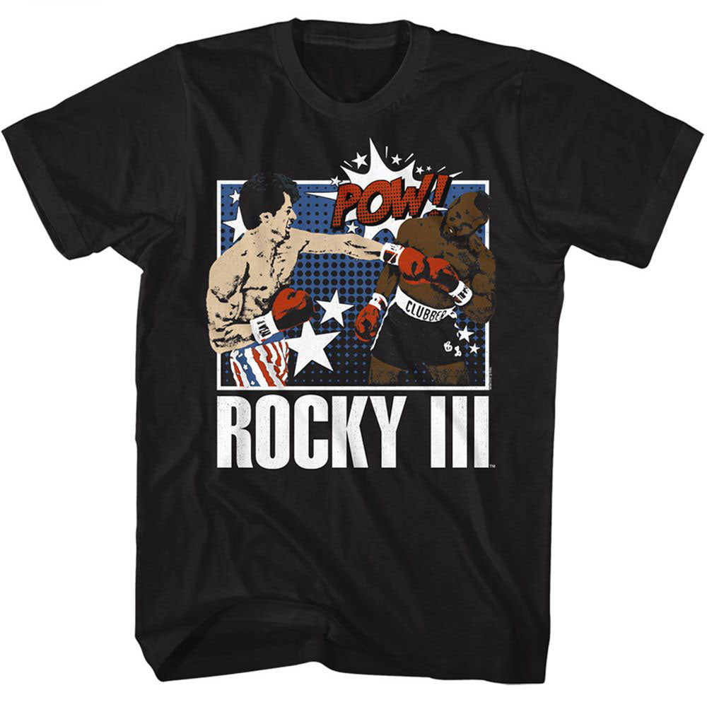 Rocky Comic Book Pow T-shirt Front