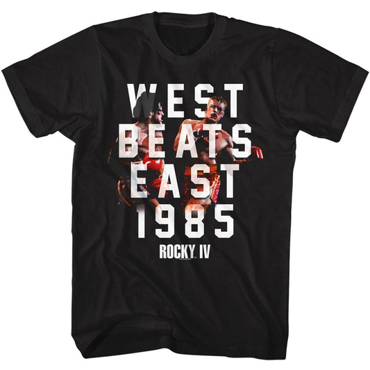 Rocky West Beats East T-shirt Front