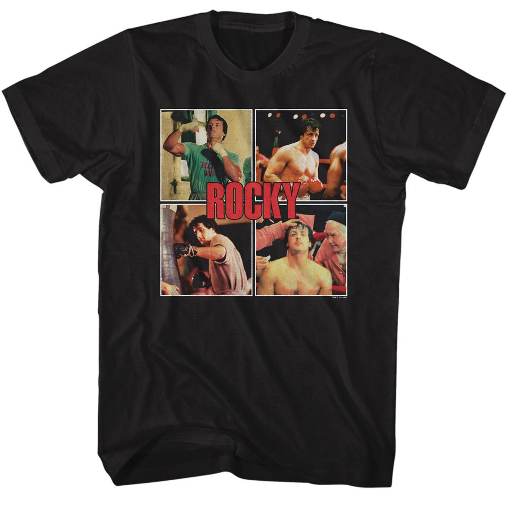 Rocky-multi Image T-shirt Front