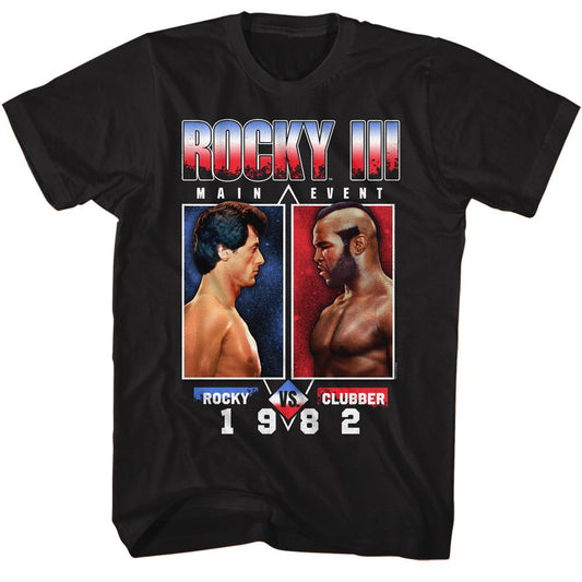Rocky-vs Clubber T-shirt Front