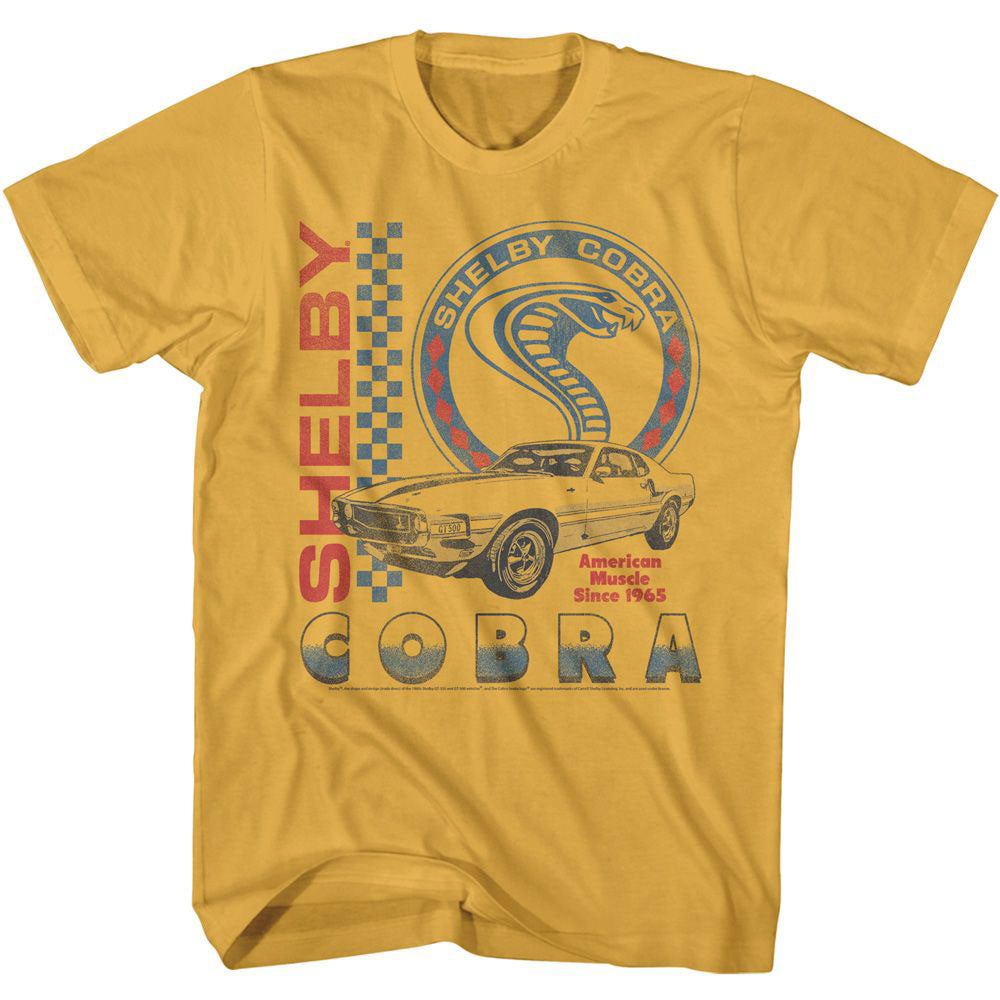 Carroll Shelby Vintage Collage T-shirt Front