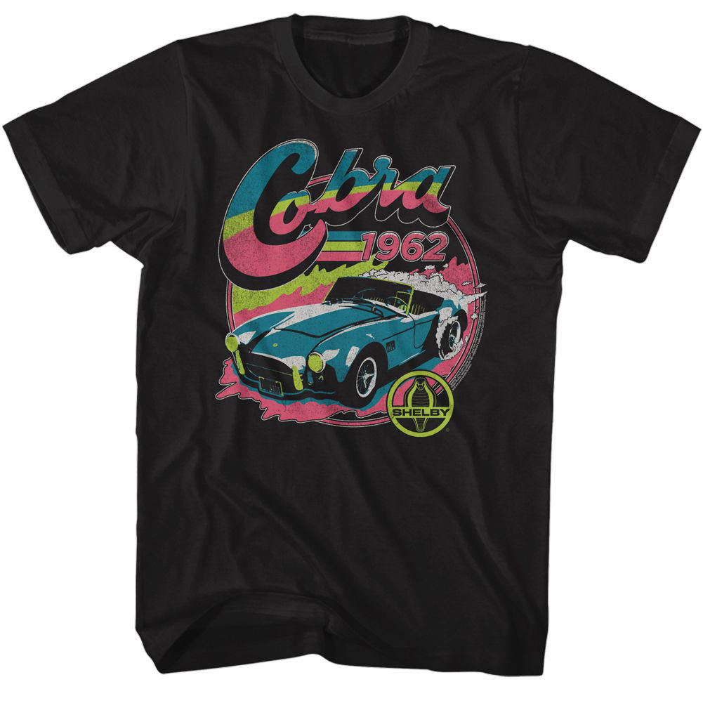 Carroll Shelby Shelby Colorful 1962 Cobra T-shirt Front