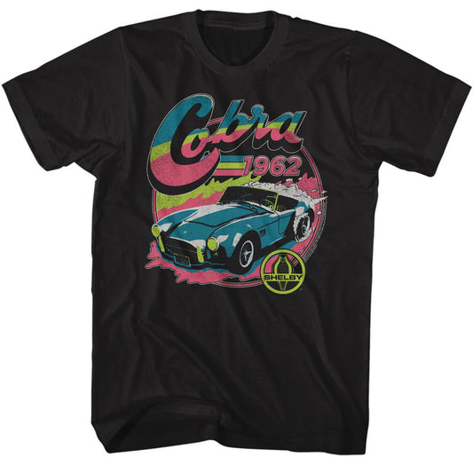 Carroll Shelby Shelby Colorful 1962 Cobra T-shirt Front