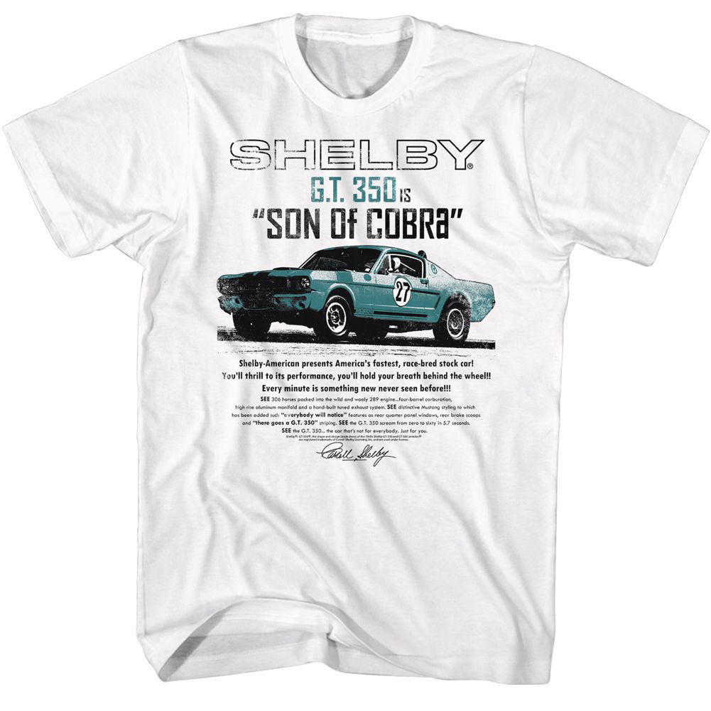 Carroll Shelby Son Of Cobra T-shirt Front
