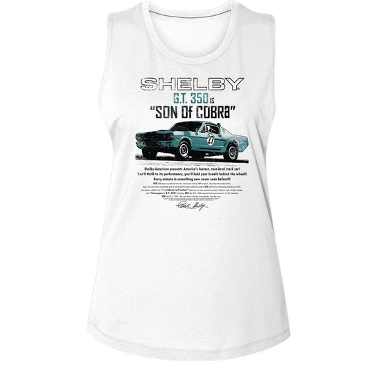 Carroll Shelby Son Of Cobra Womens Tank Front