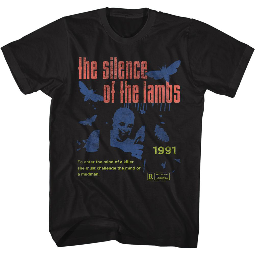 Silence Of The Lambs Mind Of A Madman T-shirt Front