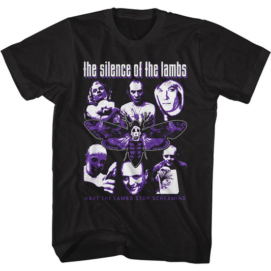 Silence Of The Lambs Collage T-shirt Front