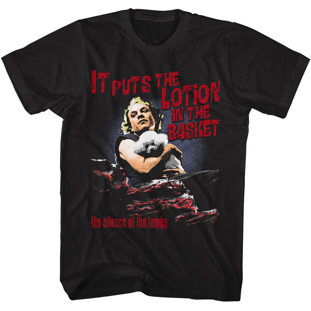 Silence Of The Lambs Silence Lotion In The Basket T-shirt Front