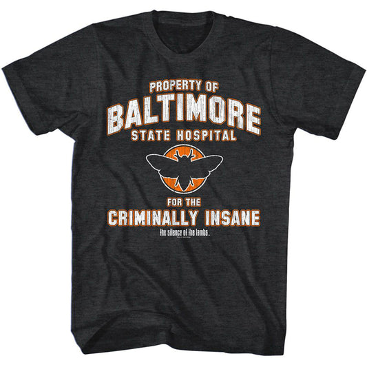 Silence Of The Lambs Silence Baltimore State T-shirt Front