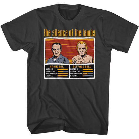 Silence Of The Lambs Silence Hannibal Vs Bill T-shirt Front