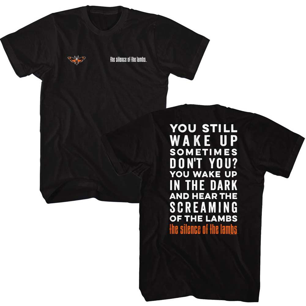 Silence Of The Lambs Silence Screaming Of The Lambs T-shirt Front