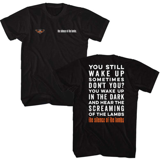 Silence Of The Lambs Silence Screaming Of The Lambs T-shirt Front