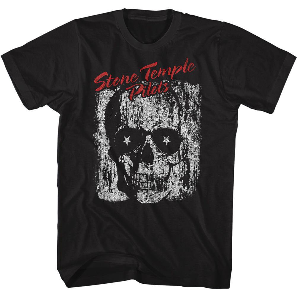 Stone Temple Pilots Skull Sunglasses T-shirt Front