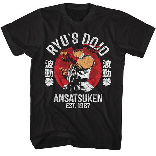 Street Fighter Ryus Dojo T-shirt Front