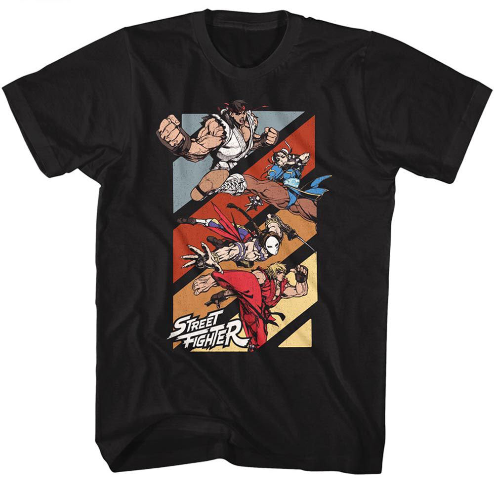 Street Fighter Four Fighters T-shirt Front