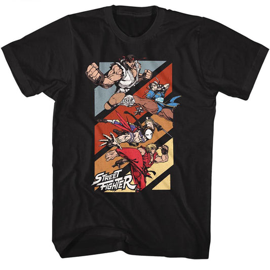 Street Fighter Four Fighters T-shirt Front