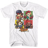 Street Fighter Four Chibi Squares T-shirt