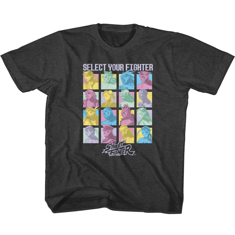 Street Fighter Select Your Fighter Youth T-shirt