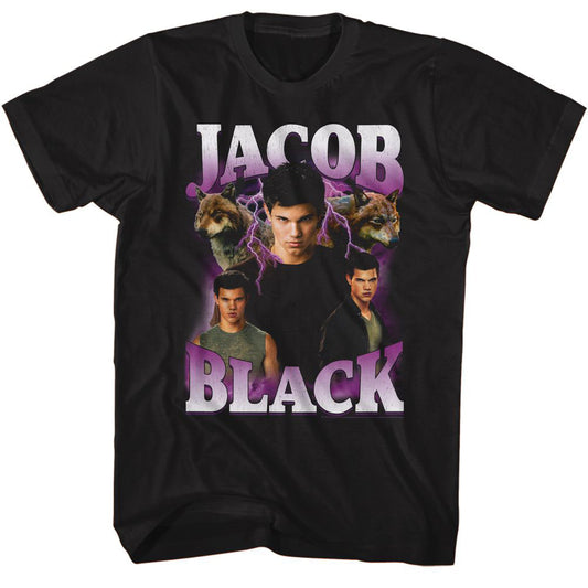 Twilight Jacob Black Lightning T-shirt Front