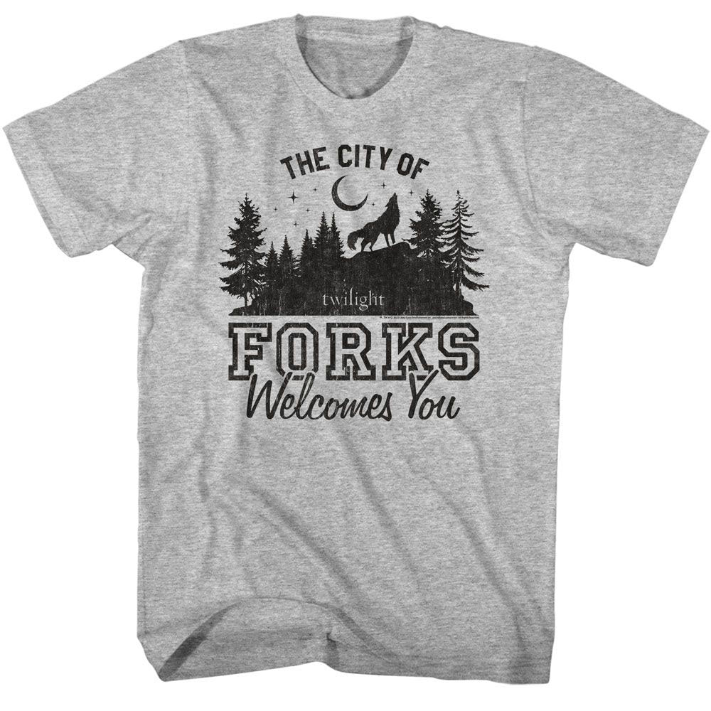 Twilight The City Of Forks T-shirt Front