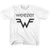 Weezer And W Logo Youth T-shirt