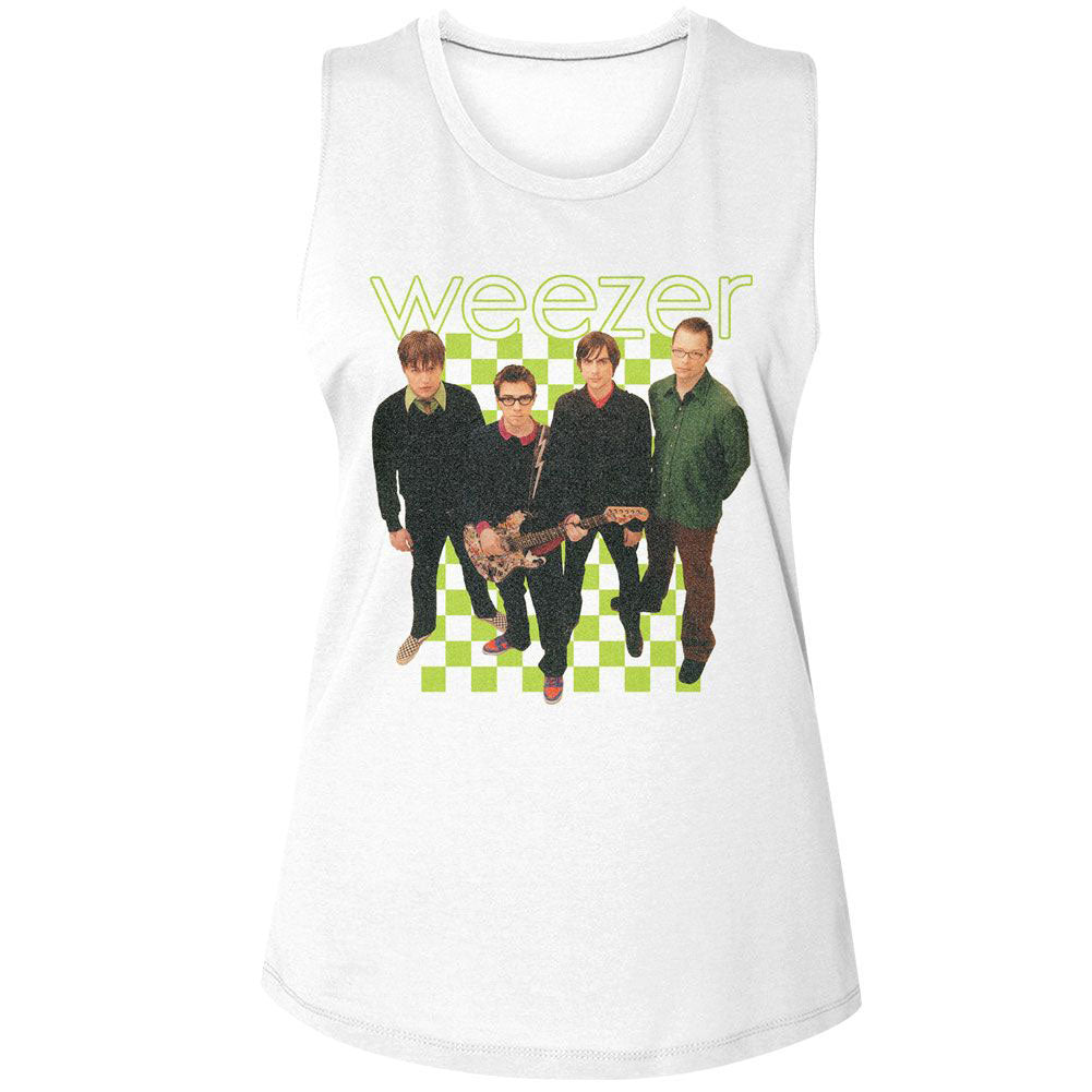 Weezer 2001 Lineup Tee Womens Tank